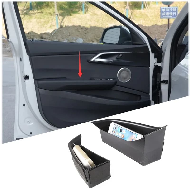 ABS For 2020+ BMW 2 Series4-door/1 Series Hatchback F44 F40 Front Door Inner Handle Storage Box  Car Organizer Car  Accessories