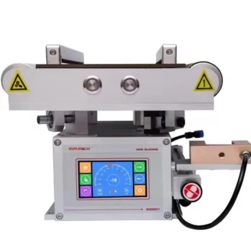 Electronic paper guide device, ultrasonic sensor, paper guide device for small width paper guide roller control