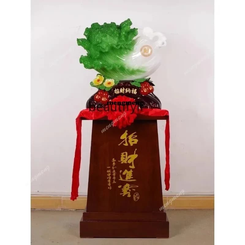 Q Cabbage Floor Ornaments Shop Fortune Opening Gifts Furnishings Office Gifts Enrichment DecorationsN
