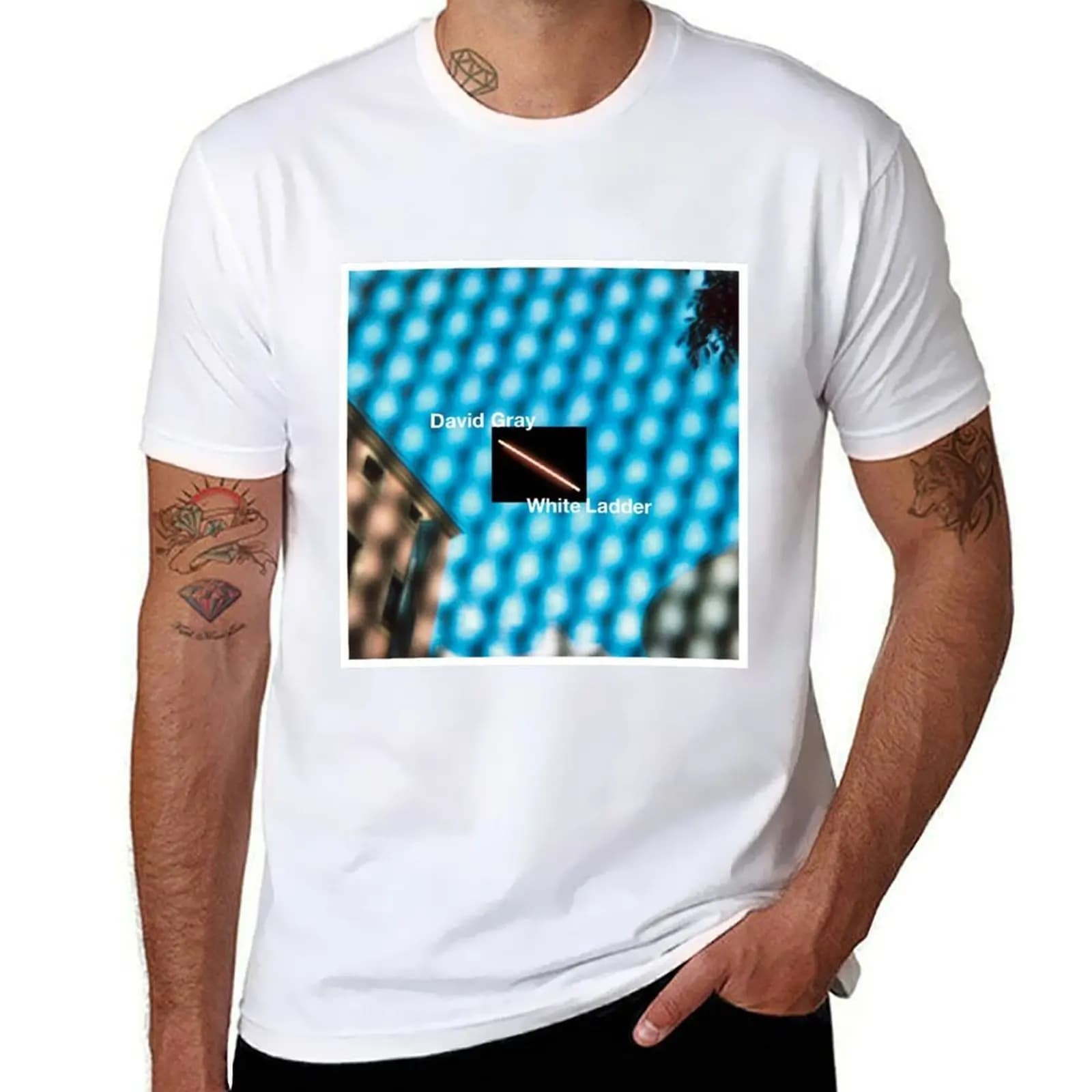 david gray white ladder merch T-Shirt t shirts for man slim fit anime t shirts oversize T-Shirt