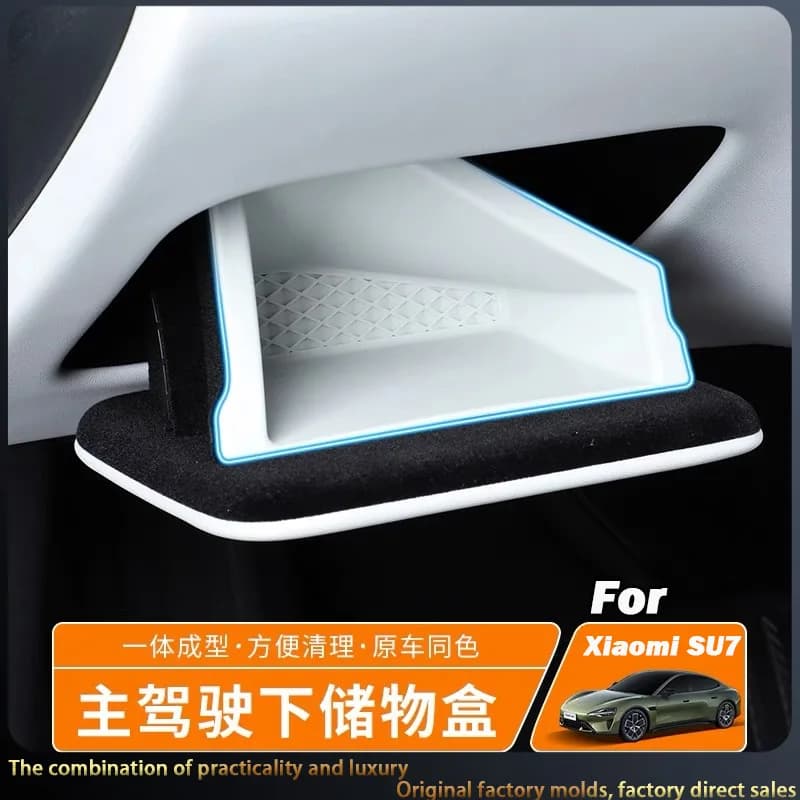Suitable for Xiaomi SU7 Driver's Side Silicone Storage Box, Steering Wheel ID Storage Box Modification Supplies and Accessories