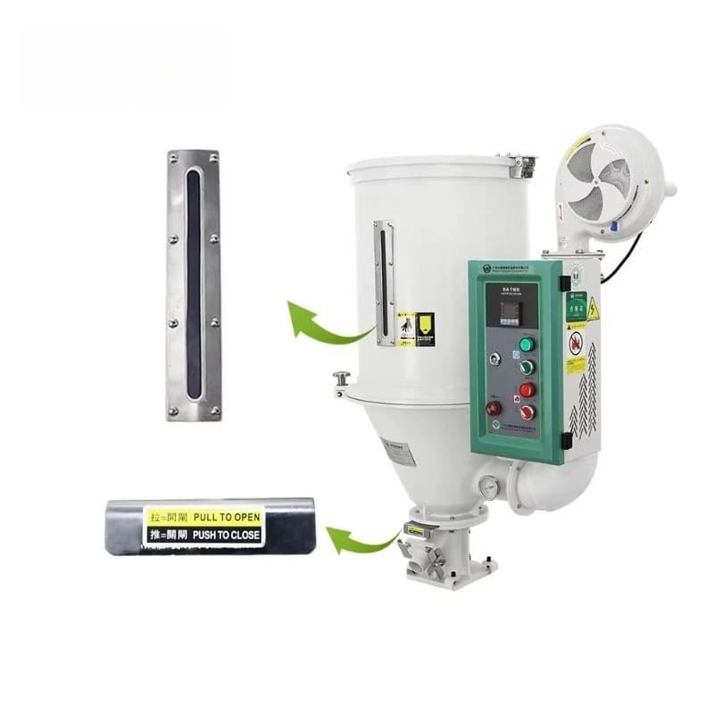 12 Months Warranty Industrial Standard Plastic Pellet Hopper Dryer,12kg 50kg Heating Fast Standard Plastic Hopper Dryer