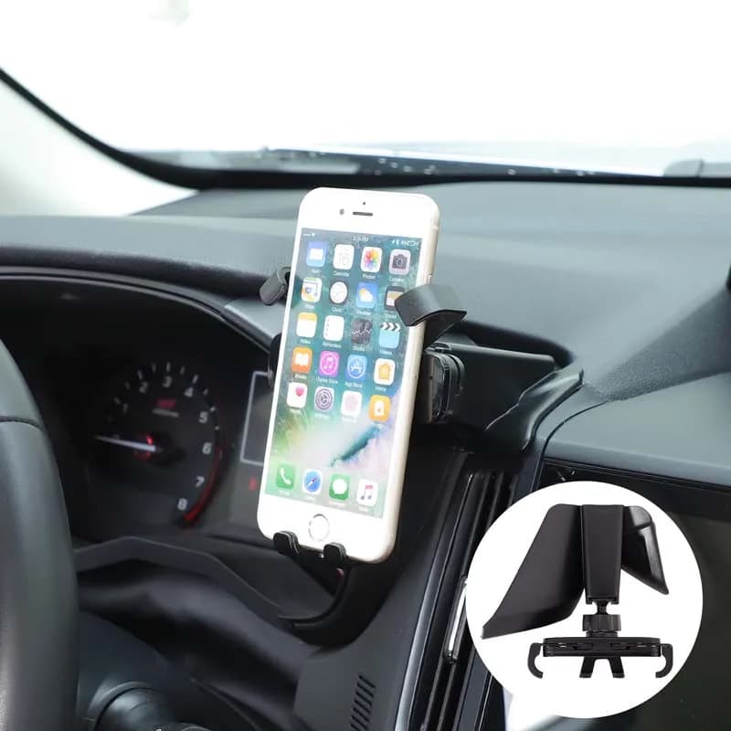 1piece set ABS black For Subaru Forester 2019-2024 Subaru XV 2018-2022 car dashboard side mobile phone holder Car accessories
