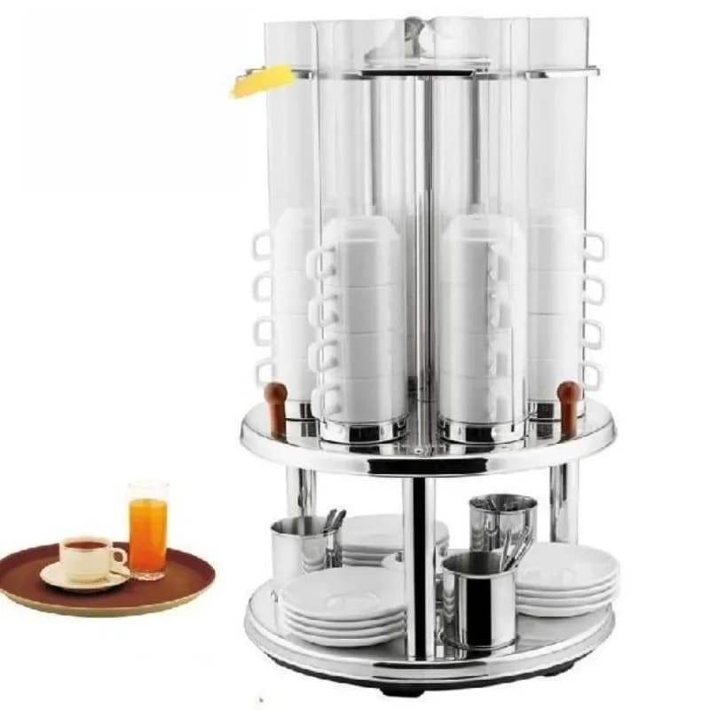 DurableBuffet stove, tableware, coffee cup holder, rotating water cup, tea rack, hotel tableware