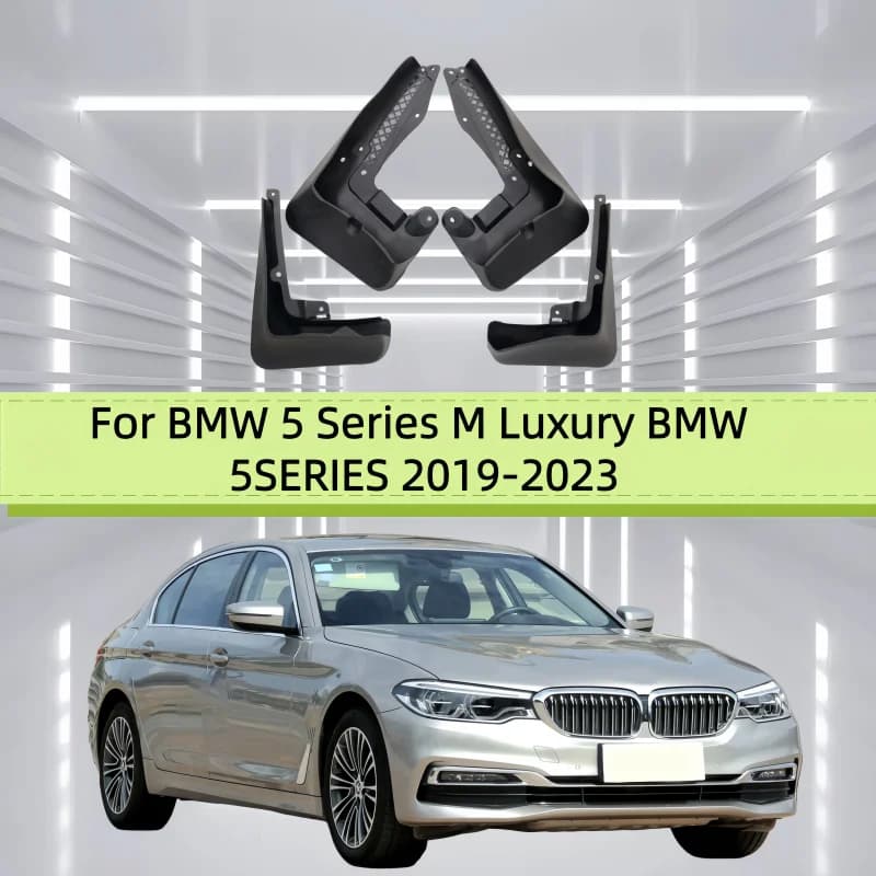 Car Mud Flaps Fender For BMW 5 Series M Luxury BMW 5SERIES 2019-2023 Front And Rear Wheels Mudflaps Splash Guard Protection