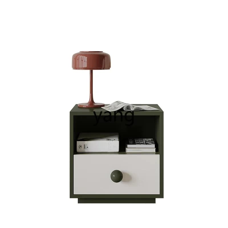 LH  retro style black bedside paint room bedside cabinet locker