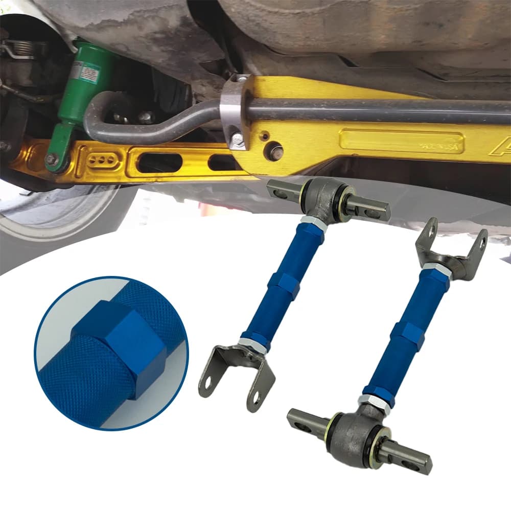 AADD-1Pair REAR Adjustable Racing Rear Suspension Camber Control Arms Kit For Honda Civic EP3 TYPE R DC5 ES1 EP2 SPORT