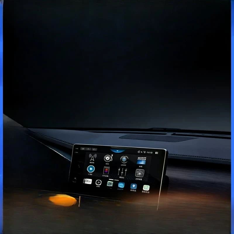 Car with large screen navigation and reversing all-in-one machine 4-way 360 panoramic sentry driving record