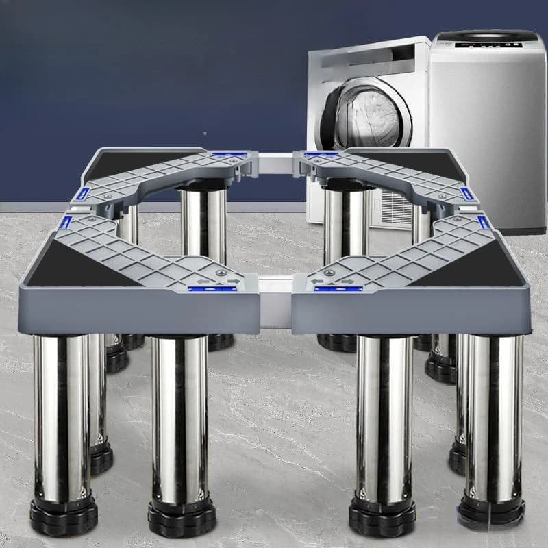 Universal tripod washing machine base heightened adjustable height foot pad air external machine heightened bracket sub-pad
