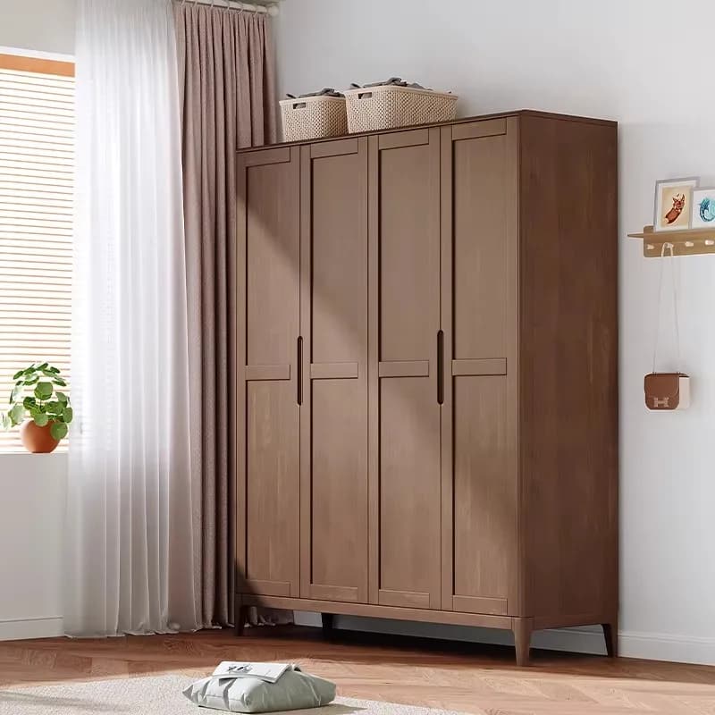 Aesthetic Orgnizer Wardrobes Wood Luxury Quiet Wooden Clothes Wardrobes Bedroom Closet Organizer Szafa Na Ubrania Furniture Home