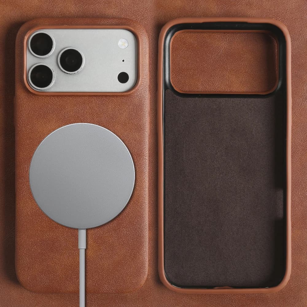 For Magsafe Business Leather Phone Case for iPhone 17 Pro Max Air 17e 16e 16 15 Pro Max 14 Plus 12 13 Mini 11 Back Cover Cases