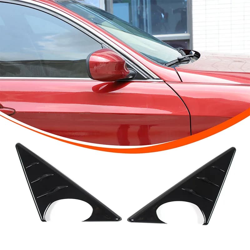 Rearview Mirror Side Triangle Trim ABS Mirror Wind Deflector Triangle Trim Car Accessory For BMW 3 Series E90 E91 E92 2005-2012