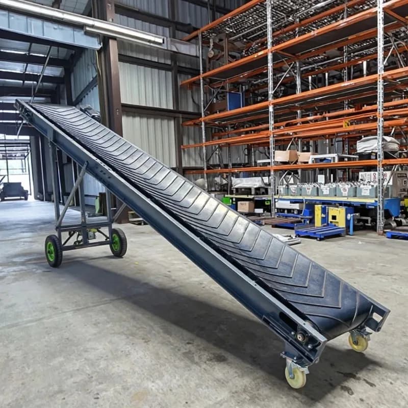 Deposit Price Heavy  Rubber Conveyor System for Rock and Aggregate Mining Production