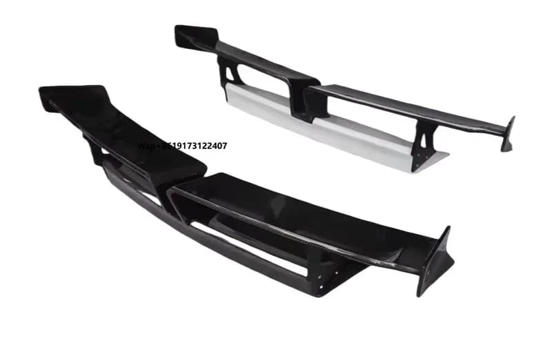For 718 Whale Tail Wings Carbon Fiber Rear Trunk Spoiler for  718 981 982 GT4 RS Rear Spoiler