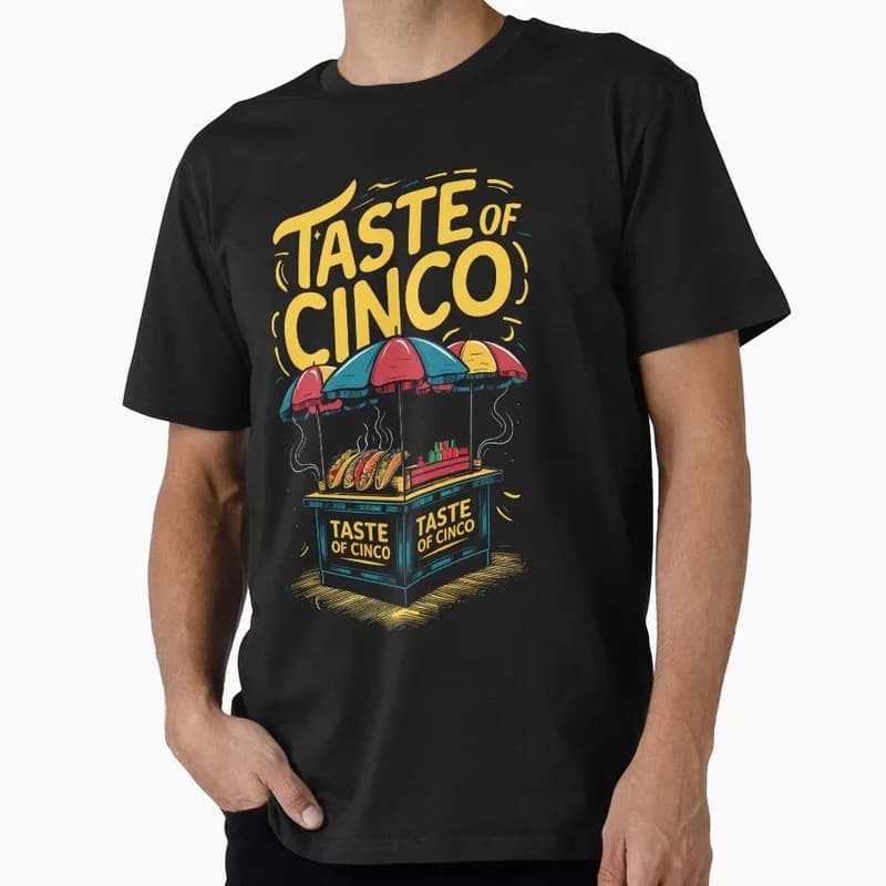 Mexican Street Food Tacos Graphic T Shirt 0915 Unisex Short Sleeve Funny Tee Taco Tuesday Cinco De Mayo Casual Streetwear Tops