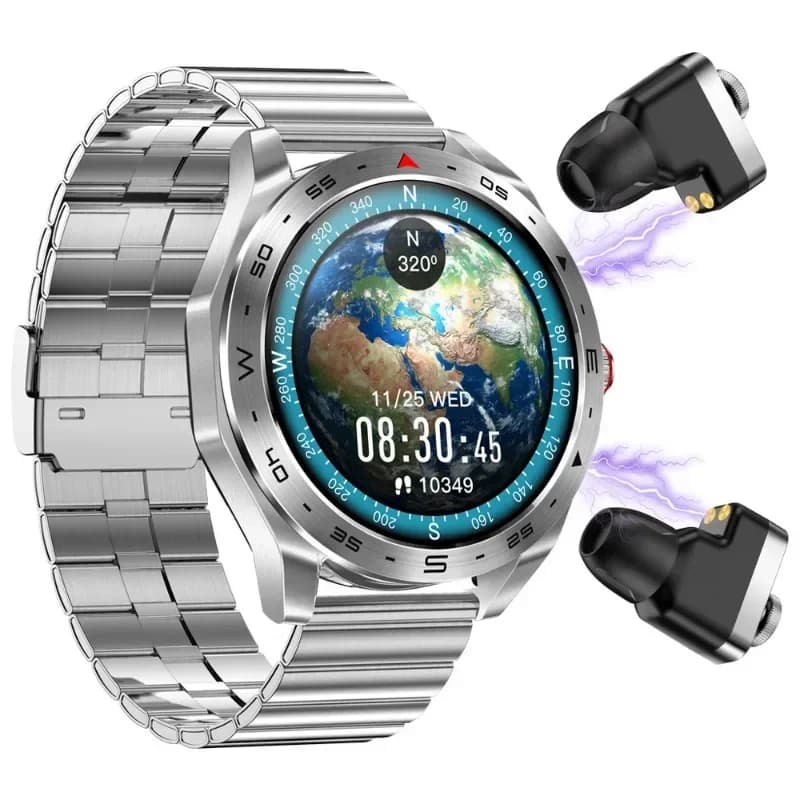 T95 Bluetooth headset two-in-one, can answer calls and listen to music, heart rate sleep alarm clock stopwatch