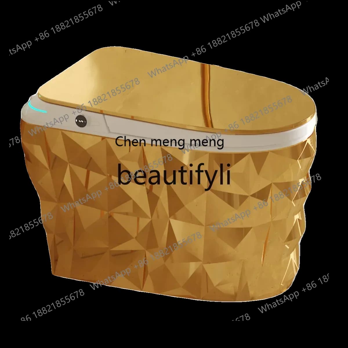 M178 CCEuropean-style golden smart toilet voice foam shield integrated fully automatic household toilet without water pressure l