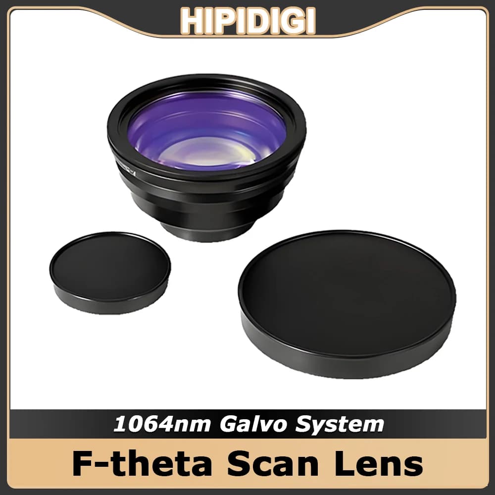 F-theta Scan Lens YAG 70x70 F100 110x110 F160 220X220 F330 Marking Lens for 1064nm Optical Fiber Laser Marking Machine Parts