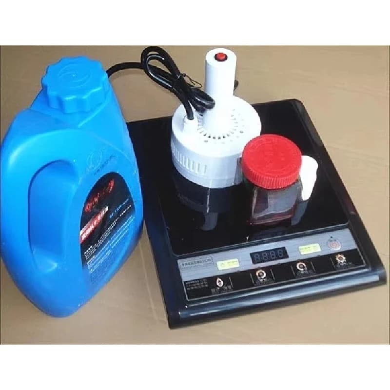 Manual Magnetic Induction Sealer Sealing Hine Plastic Bottle Glass Jars