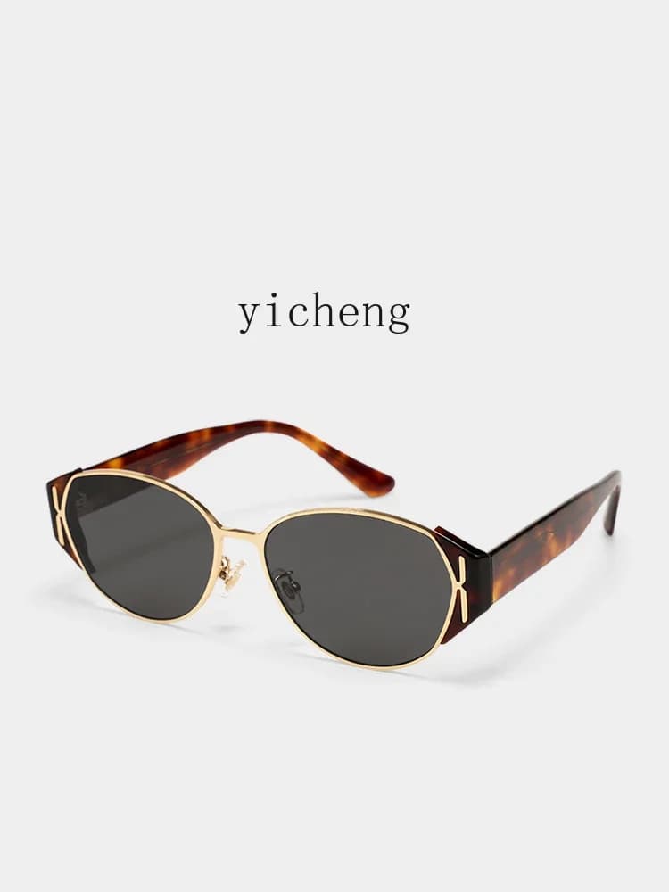 2025 new tortoiseshell cat eye sunglasses women's advanced sunglasses UV400 UV protection