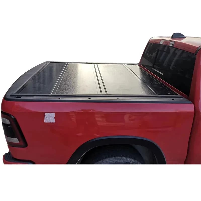 Factory 6.4 Inch bed Size Waterproof Hard Type Four-Fold Truck cover Lid Tonneau For 09-22 Dodge R