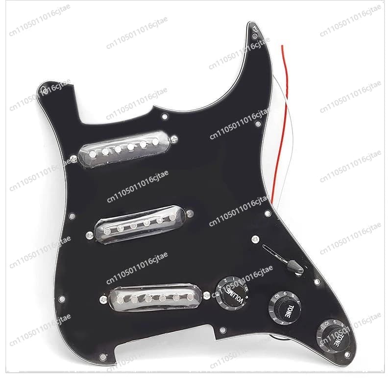 For Musical Instrument Store Electric Guitar Single Single Panel Pickup with Guard and Knob Accessories Multi-color Optional