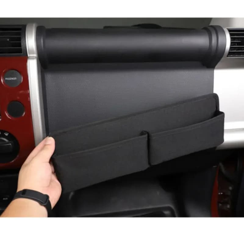 For Toyota FJ Cruiser 2007-2021 Oxford Cloth Black Car Front Co-pilot Storage Bag Interior Car Accessories
