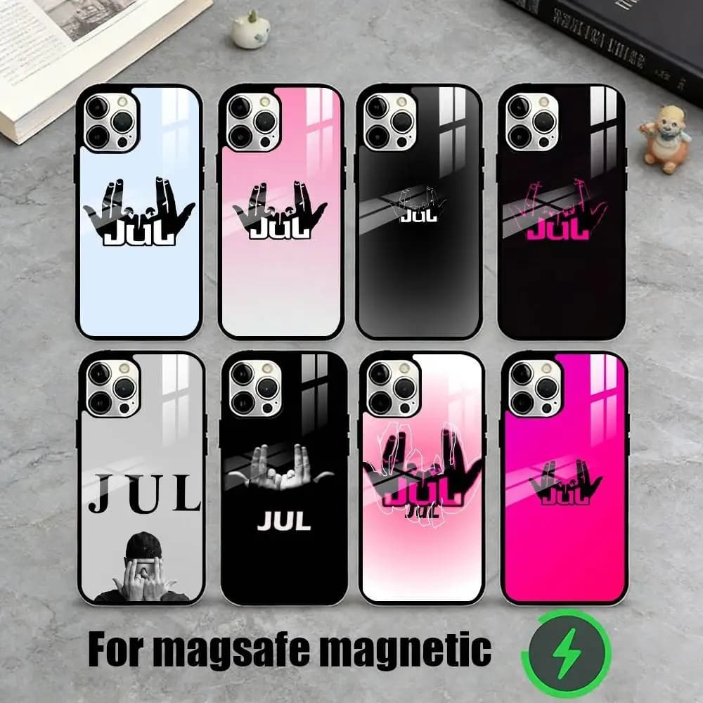 Rapper J-JuL  Phone Case For iPhone17,16,15,14,13,12,11 Plus,Pro Magnetic with Magsafe Wireless Charging