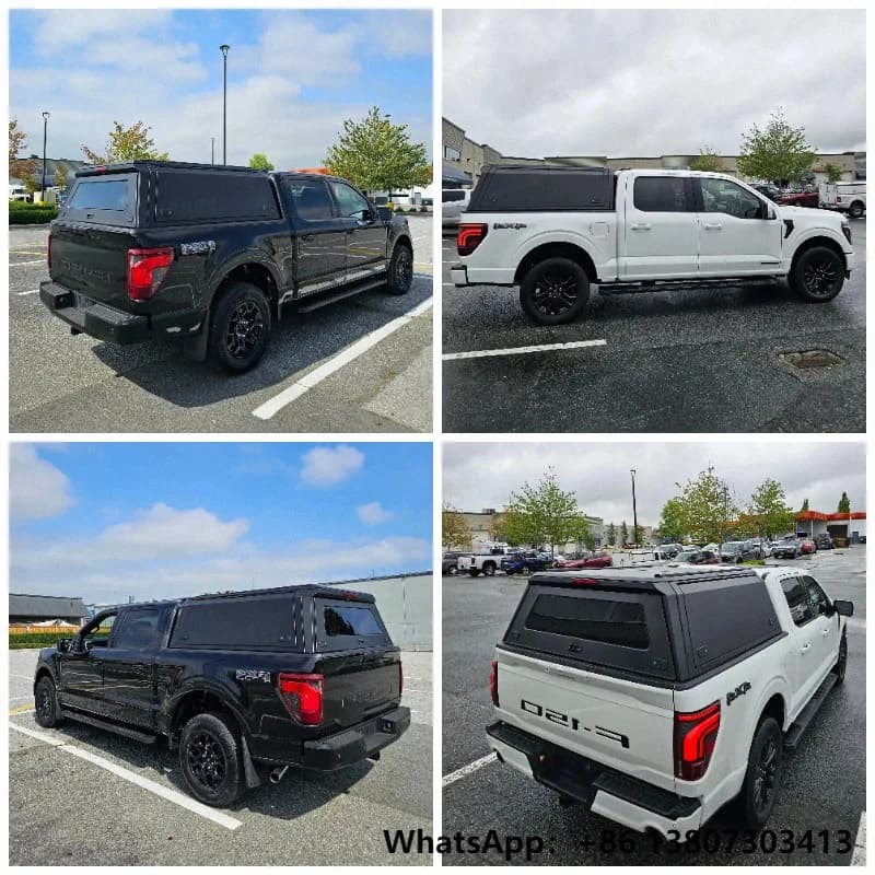 Universal Truck Aluminum Alloy HardTop Waterproof Pickup Bed Topper Canopy for 2022-2025 ford Maverick F150