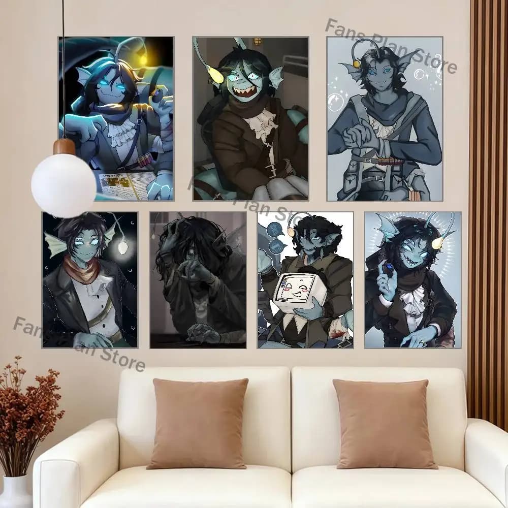 Sebastian P-Pressure Poster Prints Wall Art Painting Picture Gift Living Room Bar Restaurant Dec Sticker Large