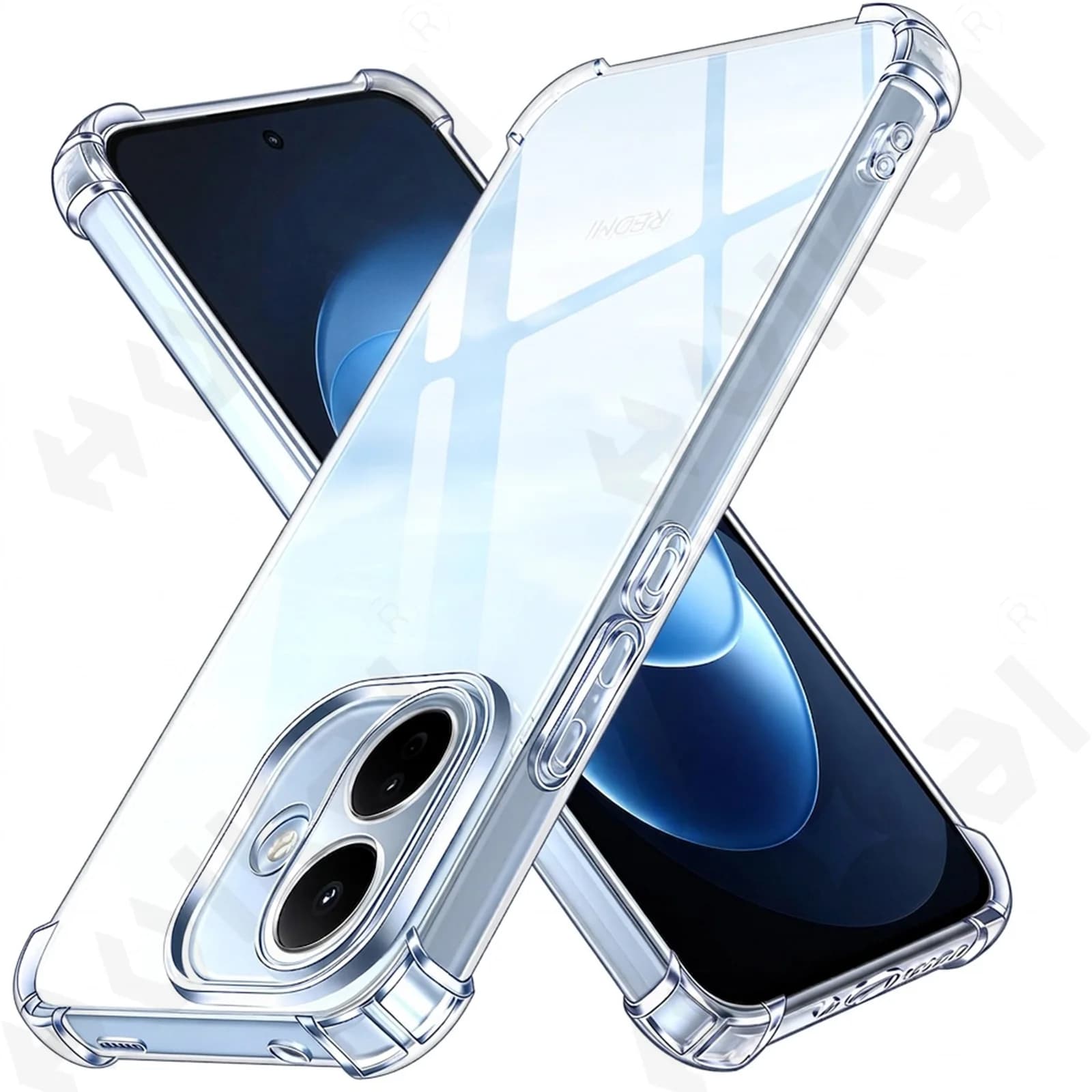 Case For Redmi Note 17 Pro Max Poco F9 Ultra Pro Xiaomi 17T 4G 5G Soft Shockproof TPU Bumper Protective Phone Case Funda Shell