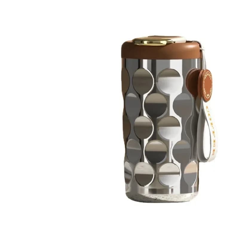 High-value smart thermos cup, stainless steel portable women's cup accompanying cup