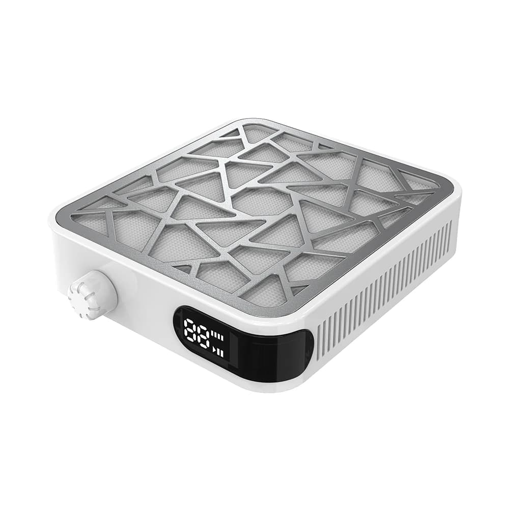 Portable Desktop Brushless Turbo Fan Cordless Mini Nail Vacuum Cleaner Home Salon Nail Dust Extractor Manicure Equipment