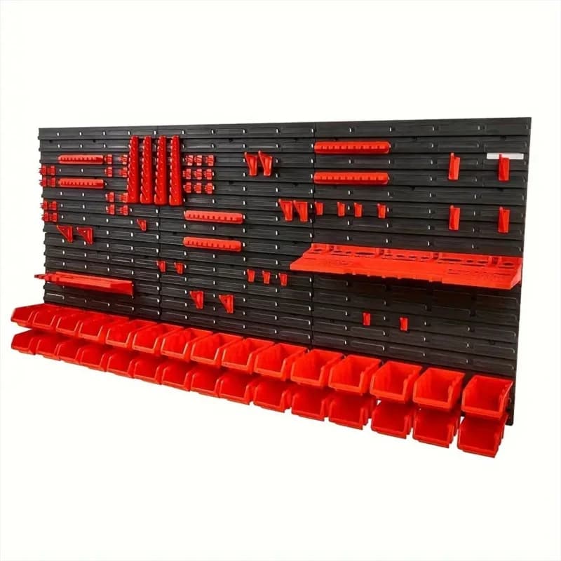 96-piece set of tool hanging plate set, multi-functional tool storage box, plastic parts storage box