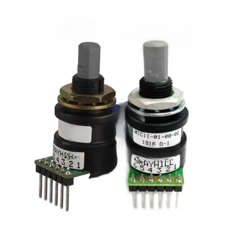 Optical rotary encoder, quadrature increment
