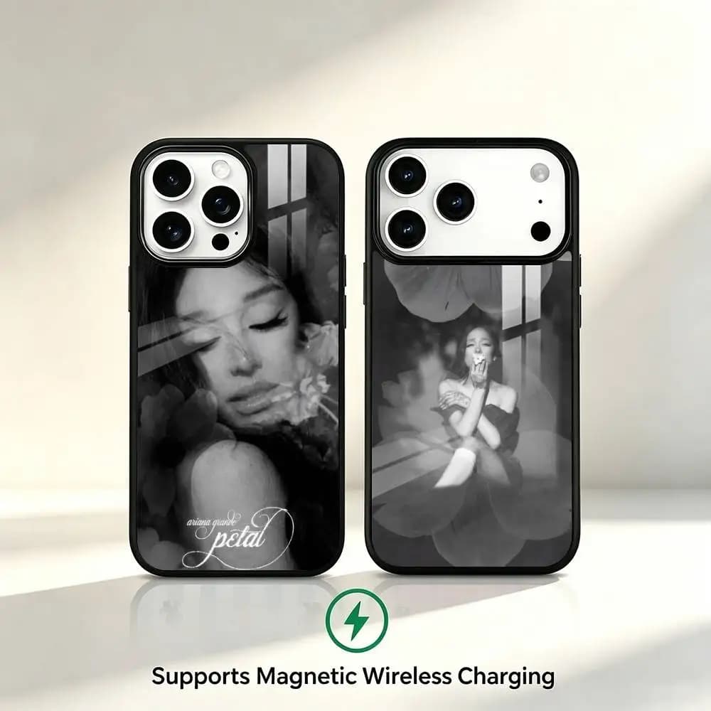 pop singer Ariana Grande -petal  Phone Case For iPhone17,16,15,14,13,12,11 Plus,Pro Allows magnetic wireless charging
