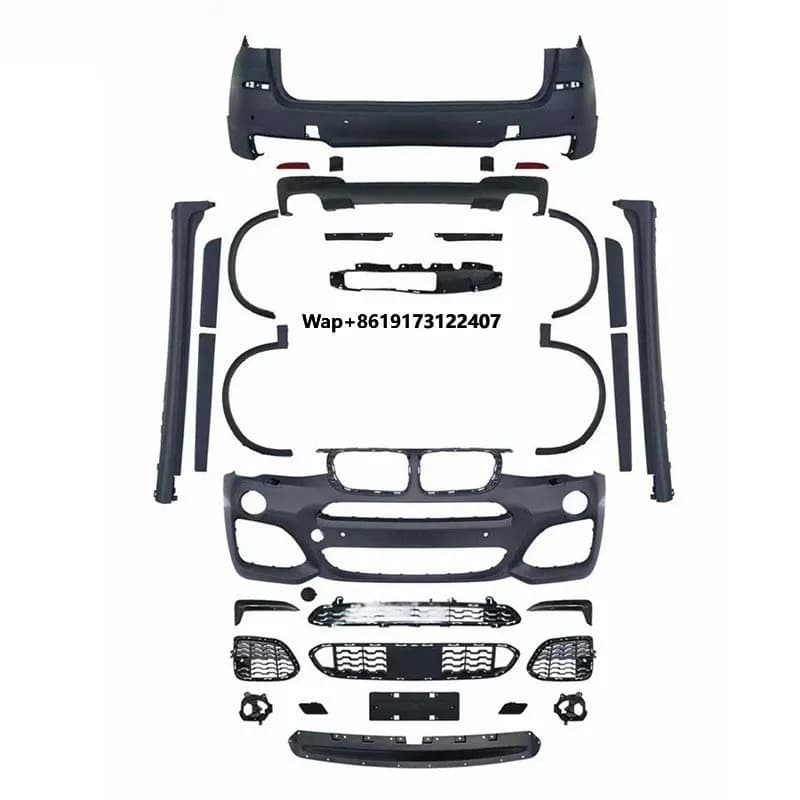 Body Kit Car Parts Car Bumpers Suitable for 14-17 Model  X3 F25 Modified M-TECH Bumper Kit MT Style Body Kit