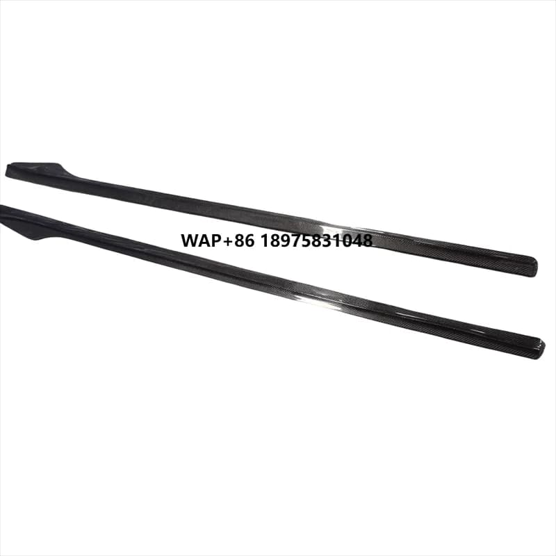 New C Style Half Carbon Fiber Bumper Black 2014-2017 Perfect Fit Retrofit/Upgrade