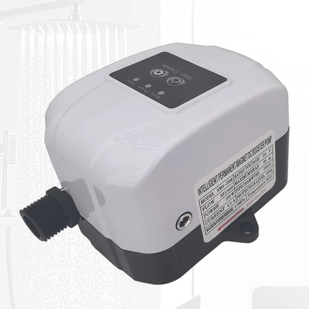 150W Water Pressure Booster Pump for Home 24V Automatic Shower Water Pressure Booster Silent Water Recirculating Pump