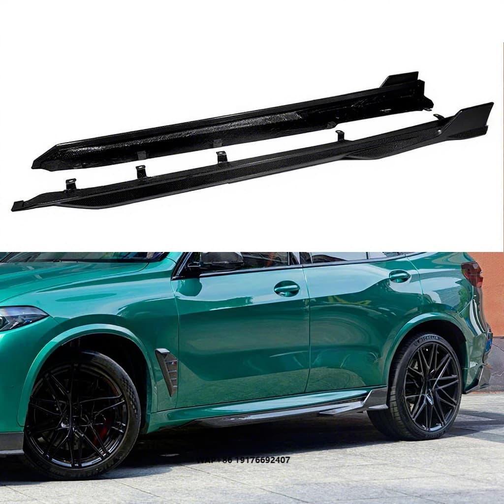 Prepreg Carbon Fiber Side Skirt Extension for X5 G05 X5M F95 2020+