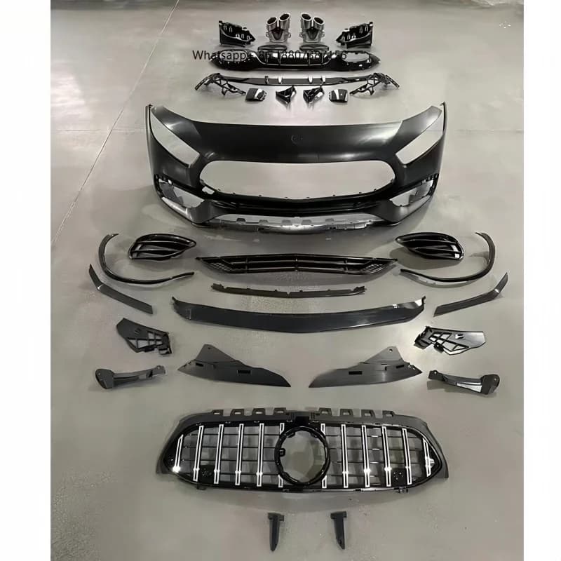 Suitable for MercedesBenz A-Class W177 A35 A200L A220 Two Box and Three Box Modification A45S AMG'Injection Molded PP  Body Kit