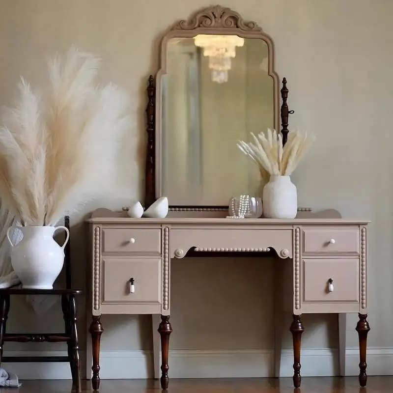 Natural Pink Makeup Vanity Desk Adult Drawers Cheap Corner Makeup Vanity Desk Modern Vintage Kaptafel Furniture For Bedrooms