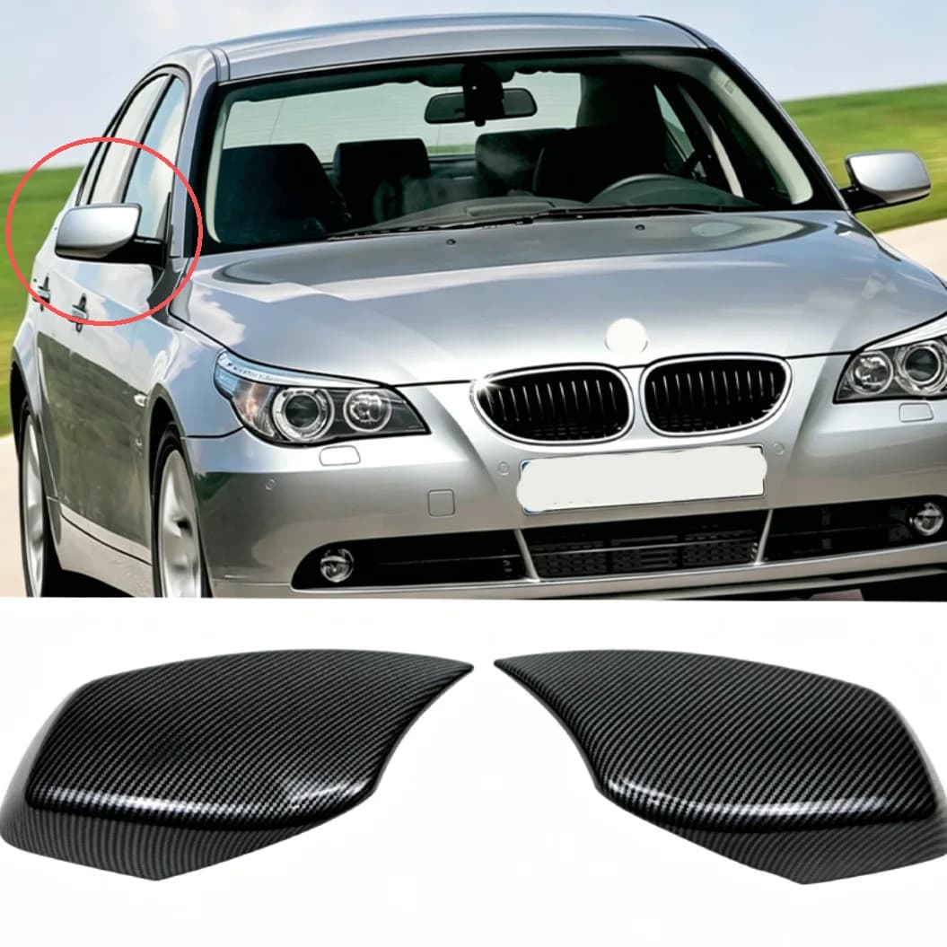 Suitable for 03-07 BMW 5 Series E60E61E63E64 horn rearview mirror shell modified reversing mirror reflector