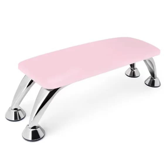 Ergonomic Foldable PU Leather Nail Arm Rest Anti-Slip Portable U-Shaped Manicure Tool