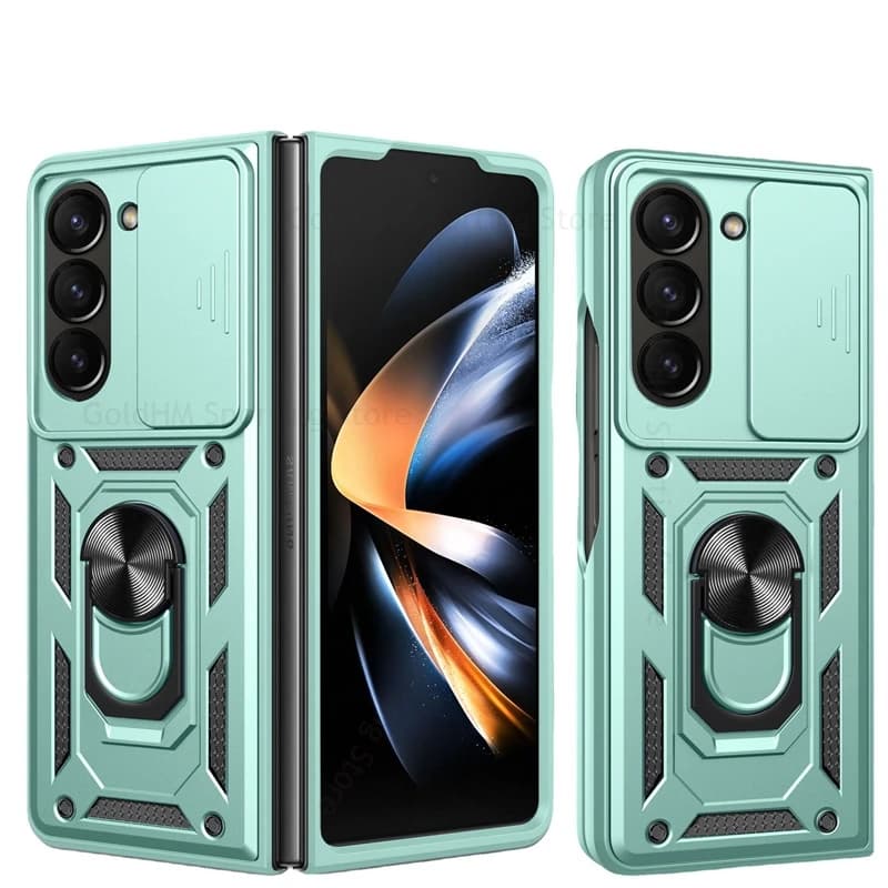 For Samsung Z Fold8 UItra Military Shockproof Heavy Duty Phone Case For Galaxy Z Fold 8 7 6 5 4 Slide Lens Magnetic Stand Cover