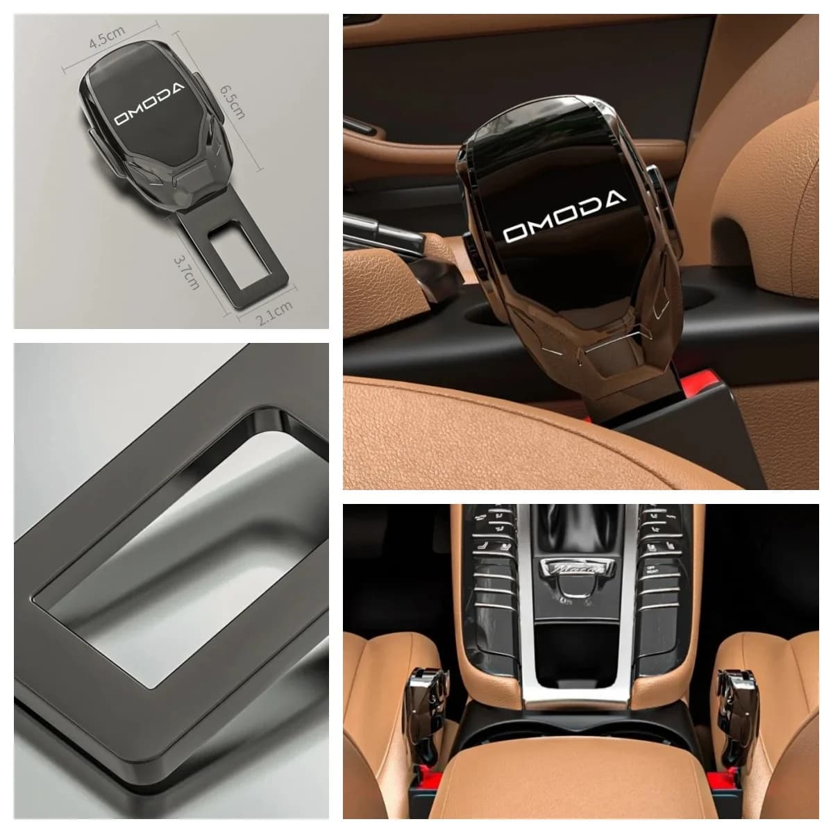 Auto Adjustable Seatbelt Extension Latch Plug Clip For Chery Omoda C5 Tiggo7 Tiggo8 Pro Jaecoo J7 J8 Jetour X70 X90 Car Safety P