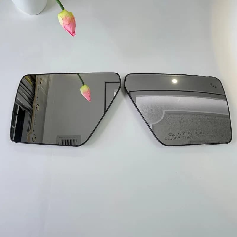 For Ford F150 2021 2022 2023 Convex Mirrors Blind Spot Warning US Version Car Accessories Heated Rearview Side Mirror Glass New