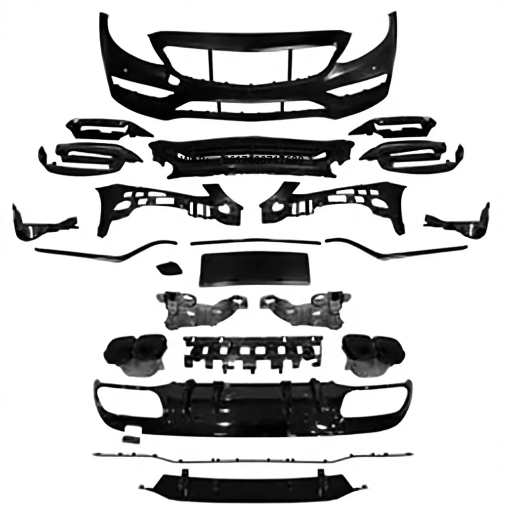 High Quality  Style Body Kit for  Benz C-class 2015-2018 Factory Outlet Front Rear Bumper Head Tail Lights