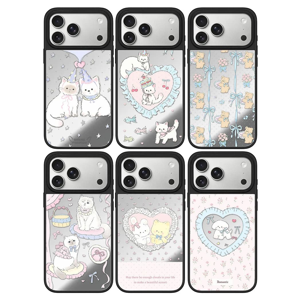 6090636 Mirror Surface Magnetic Phone Case Cover for IPhone 13 14 15 16 17 18 Pro Max Case Multicolor