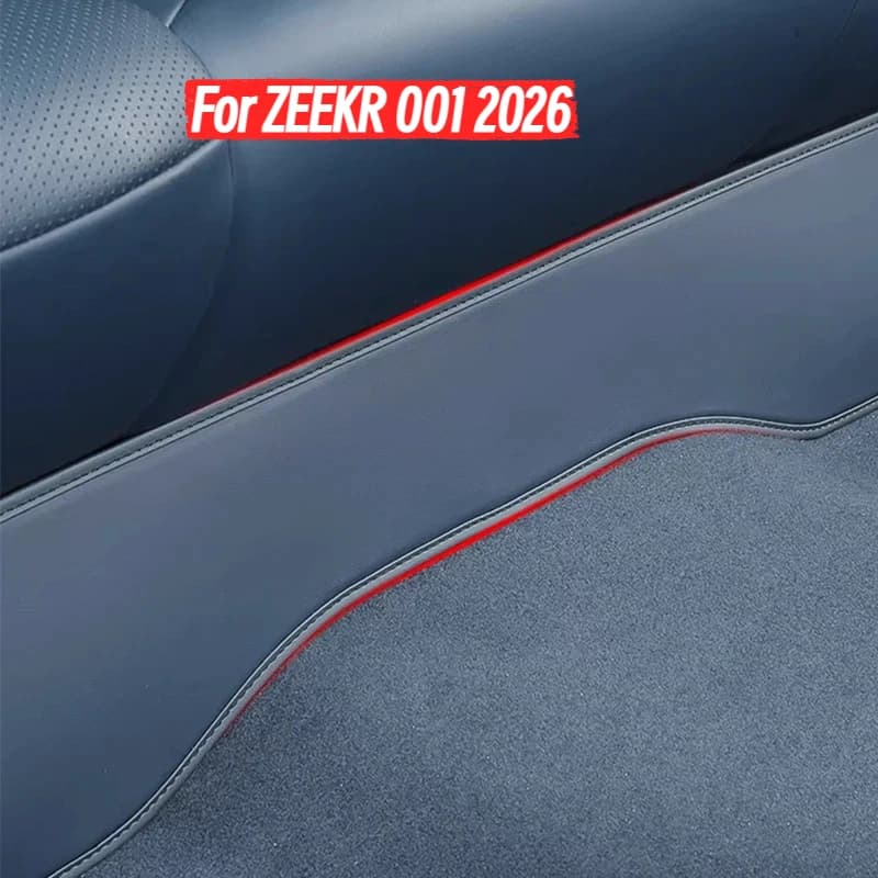 For ZEEKR 001 2026 Rear Seat Lower Anti-kick Pad Protective Mat Vehicle Protective Car Accessories